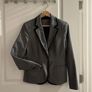 Merona Grey Blazer Size 8